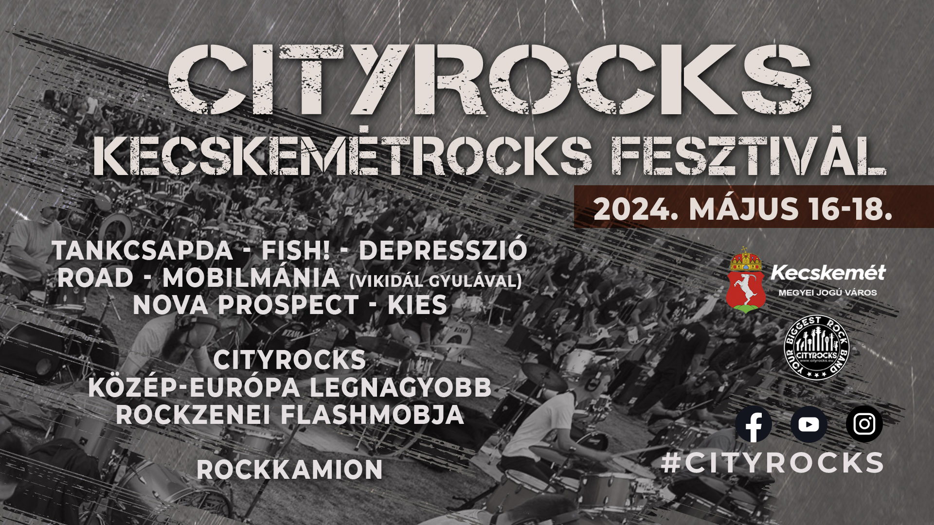 ÚJRA KECSKEMÉTEN A CITYROCKS